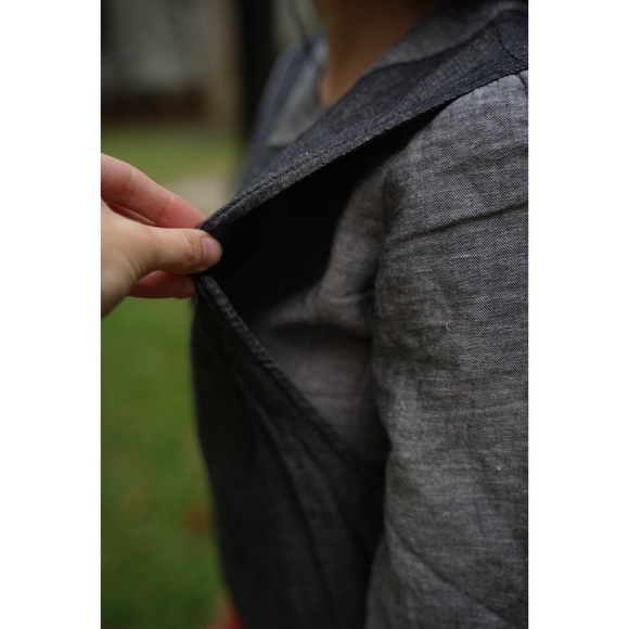 In God We Trust Layered Denim-look Top - Picture 2 of 3